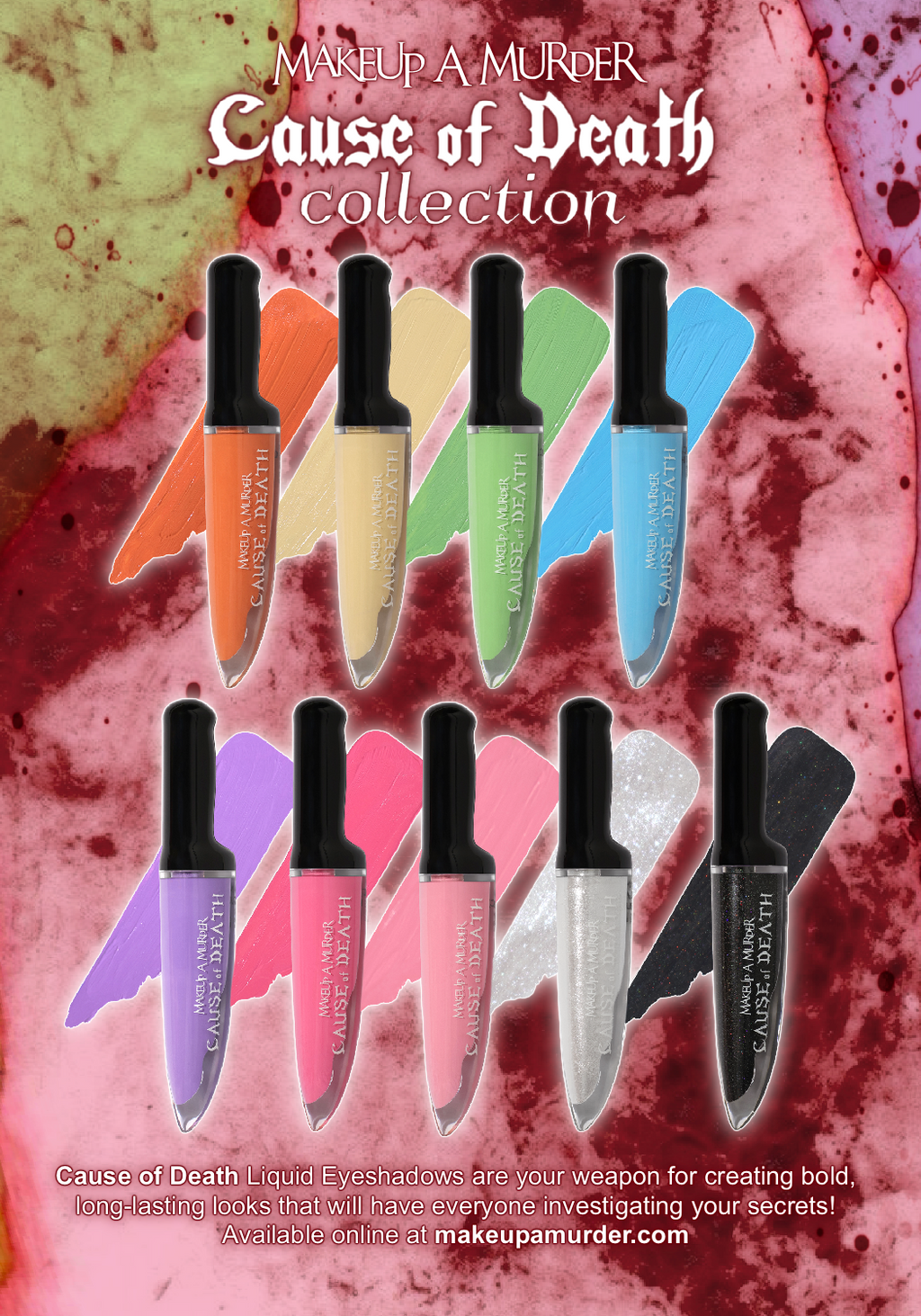 Cause of Death Liquid Eyeshadows: Singles