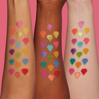 NYX Professional Makeup Ultimate Eyeshadow Palette Bright 0.32 oz - Imperfect Container