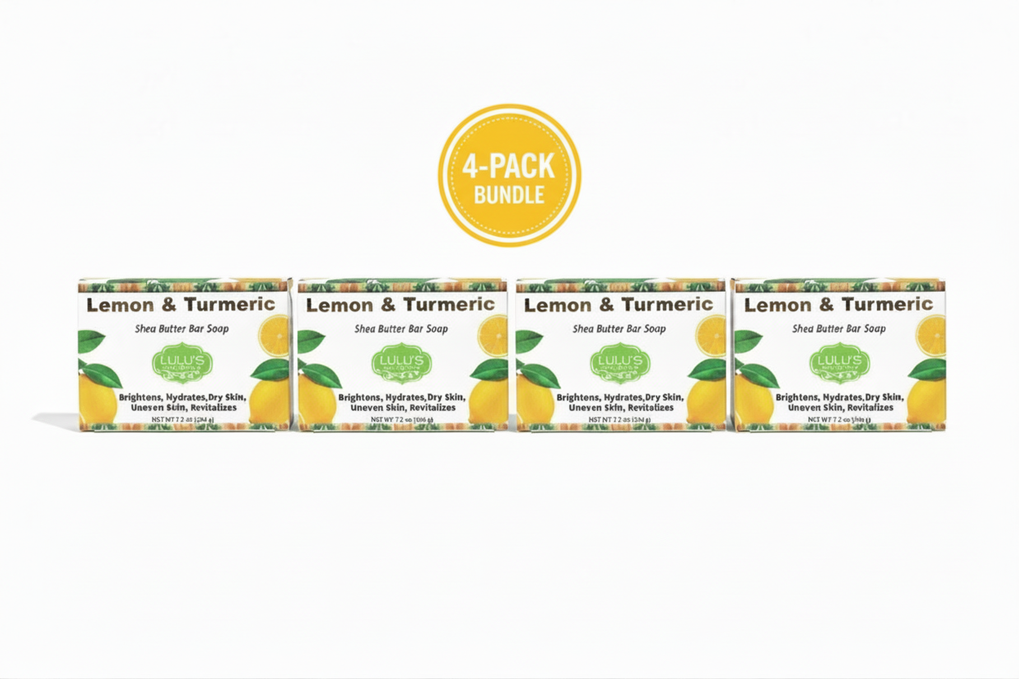 Lemon Turmeric Shea Butter Bar Soap – Brightening Cleanse